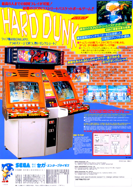 Hard Dunk (Japan) MAME2003Plus Game Cover